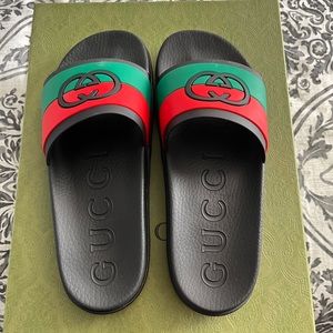 Gucci | Shoes | Gucci Slides Mens Red 